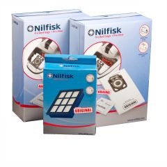 Nilfisk Elite serie > Nilfisk ELITE voordeel set 8x stofzak High Density + 2x voorfilter + 1x HEPA14 filter