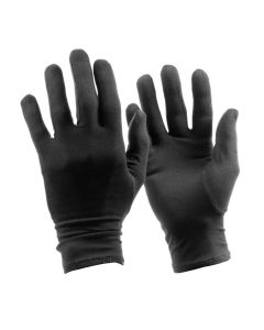 Premium Bamboe handschoenen maat 3-4 jaar kleur zwart (per paar verpakt).