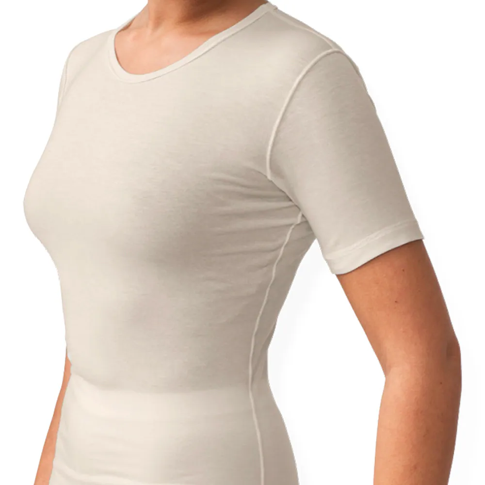 Dames Shirt Zink korte mouw